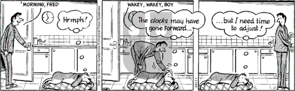 Fred Basset on Monday April 11, 2005 Comic Strip