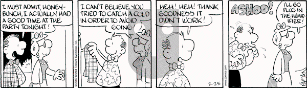 Drabble on Saturday March 25, 2000 Comic Strip