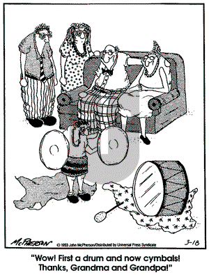 Close to Home on Thursday March 18, 1993 Comic Strip