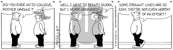 The Born Loser on Thursday August 7, 1997 Comic Strip