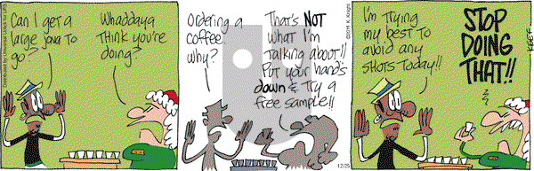 The Knight Life on Thursday December 25, 2014 Comic Strip
