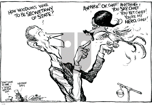 Pat Oliphant on Tuesday November 16, 2004 Comic Strip