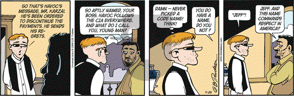 Doonesbury on Wednesday November 25, 2009 Comic Strip