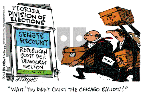 Henry Payne on Wednesday November 21, 2018 Comic Strip