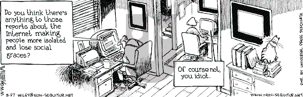 Non Sequitur on Monday March 27, 2000 Comic Strip