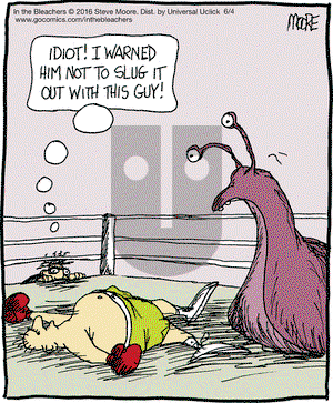 In the Bleachers on Saturday June 4, 2016 Comic Strip