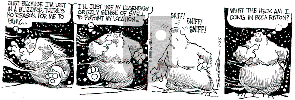 The Grizzwells on Thursday January 25, 1996 Comic Strip