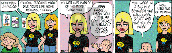 Luann on Wednesday January 22, 2014 Comic Strip