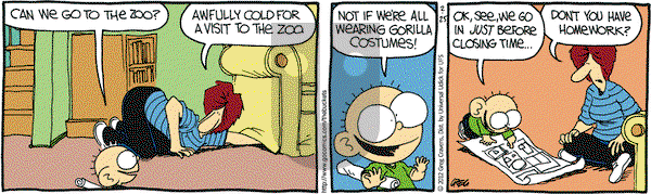 The Buckets on Saturday February 25, 2012 Comic Strip