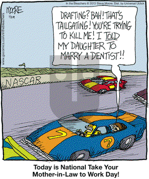In the Bleachers on Tuesday January 29, 2013 Comic Strip