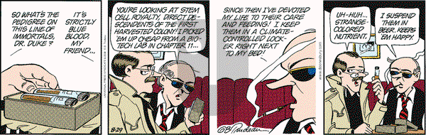 Doonesbury on Wednesday August 29, 2001 Comic Strip