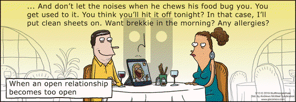 WuMo on Wednesday March 13, 2019 Comic Strip