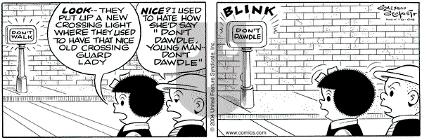 Nancy - Wednesday November 10, 2004 Comic Strip