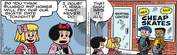 Nancy on Saturday December 10, 2011 Comic Strip