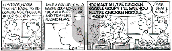 Drabble on Tuesday January 14, 2003 Comic Strip