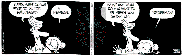 The Buckets on Wednesday October 8, 2003 Comic Strip