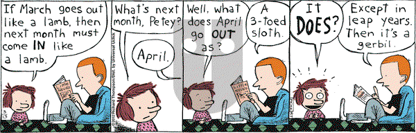 Cul de Sac on Tuesday March 13, 2012 Comic Strip