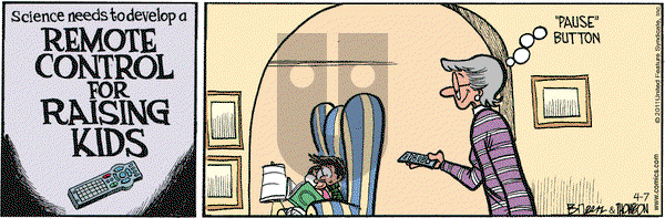 Grand Avenue on Thursday April 7, 2011 Comic Strip