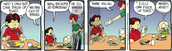 The Buckets on Thursday October 3, 2019 Comic Strip