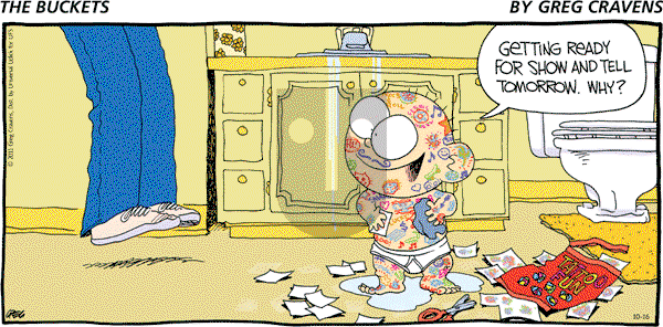 The Buckets on Sunday October 16, 2011 Comic Strip