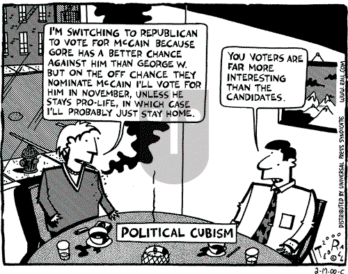 Ted Rall on Monday February 21, 2000 Comic Strip