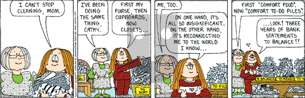 Cathy Classics - Wednesday October 17, 2001 Comic Strip