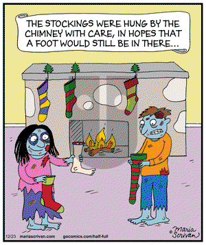 Half Full on Tuesday December 23, 2014 Comic Strip