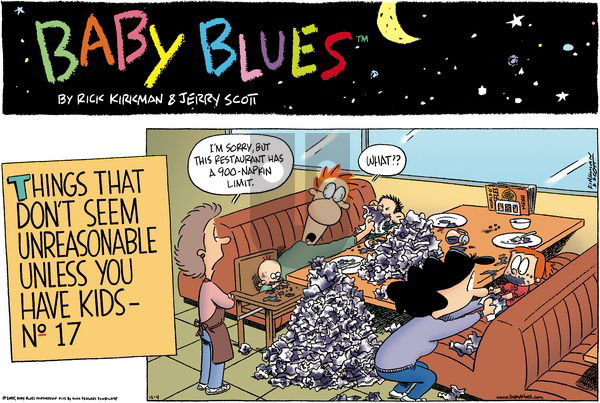 Baby Blues on Sunday December 4, 2005 Comic Strip