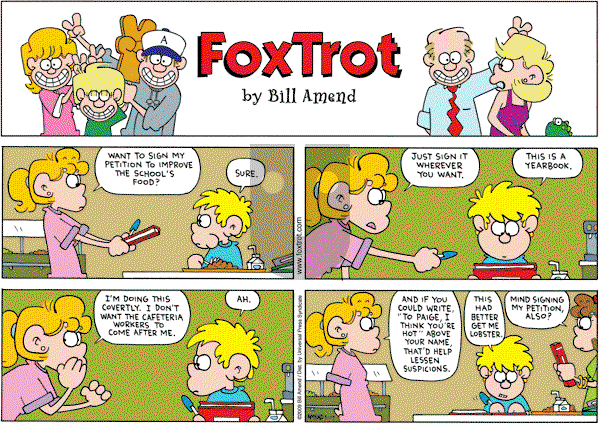 FoxTrot on Sunday May 17, 2009 Comic Strip