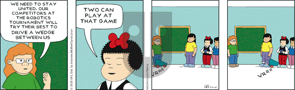 Nancy on Friday April 25, 2025 Comic Strip