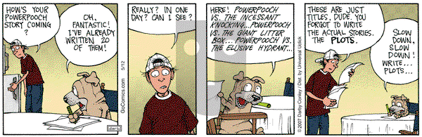 Get Fuzzy on Tuesday May 12, 2015 Comic Strip