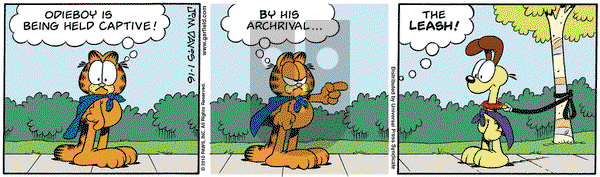 Garfield on Saturday January 16, 2010 Comic Strip