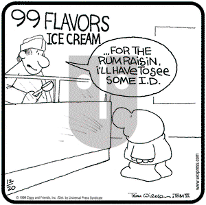 Ziggy on Monday December 20, 1999 Comic Strip