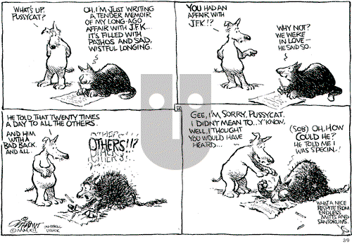 Pat Oliphant on Thursday February 9, 2012 Comic Strip