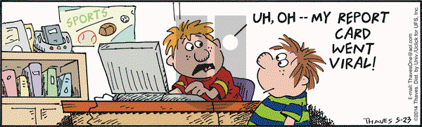Frank and Ernest on Friday May 23, 2014 Comic Strip