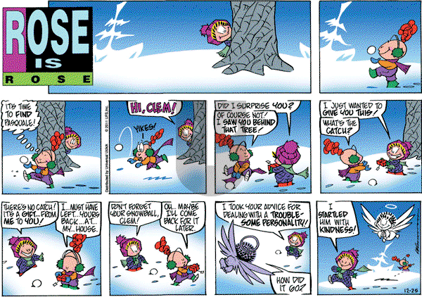 Rose is Rose on Sunday December 25, 2011 Comic Strip