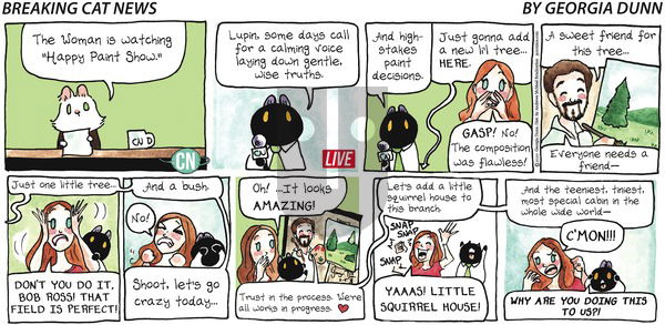 Breaking Cat News on Sunday February 9, 2020 Comic Strip