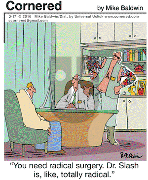 Cornered on Wednesday February 17, 2016 Comic Strip
