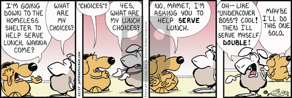 DeFlocked on Wednesday November 27, 2019 Comic Strip
