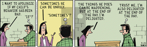 Grand Avenue on Thursday March 28, 2019 Comic Strip