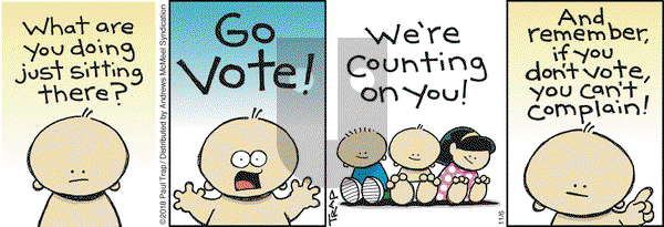 Thatababy on Tuesday November 6, 2018 Comic Strip
