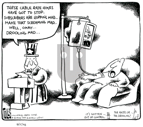 Tom Toles on Wednesday August 5, 1998 Comic Strip