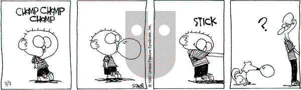 The Buckets on Monday July 7, 1997 Comic Strip