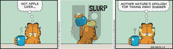 Garfield - Thursday November 5, 2020 Comic Strip