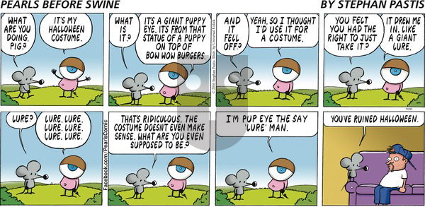 Pearls Before Swine - Sunday October 30, 2016 Comic Strip