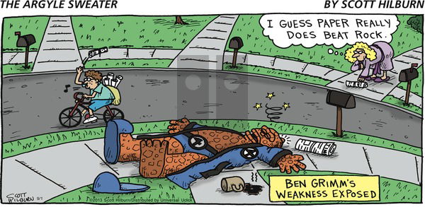 The Argyle Sweater on Sunday September 1, 2013 Comic Strip