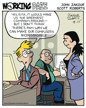 Working Daze on Thursday September 25, 2008 Comic Strip