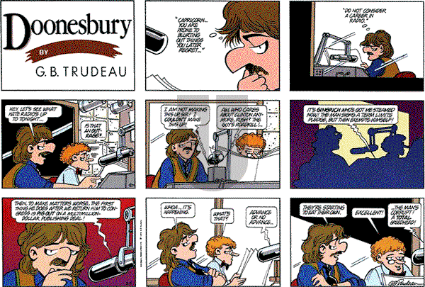 Doonesbury on Sunday March 10, 1996 Comic Strip