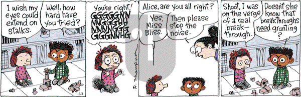 Cul de Sac - Thursday May 4, 2023 Comic Strip
