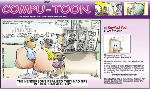 Compu-toon on Sunday January 26, 2014 Comic Strip